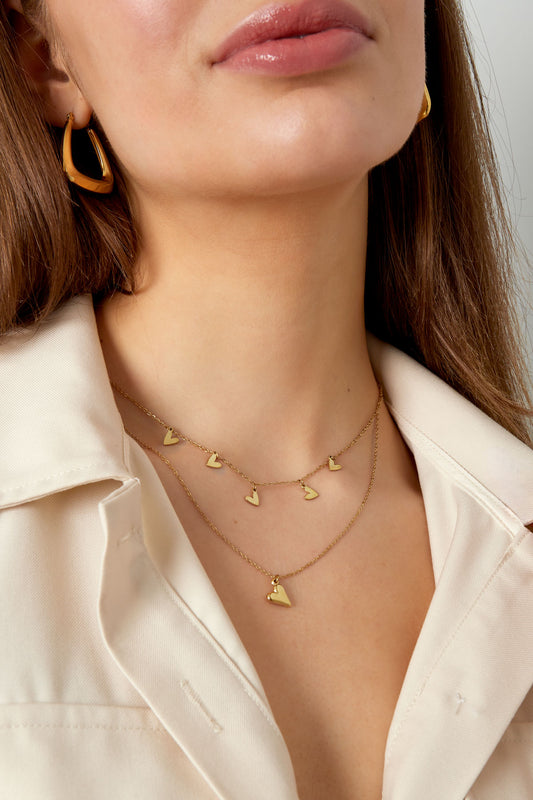 Double Heart necklace