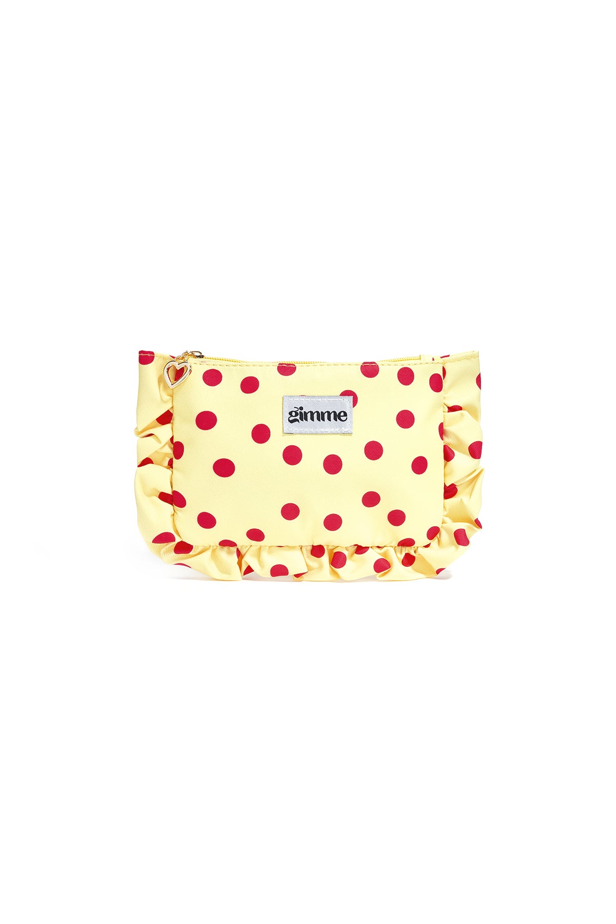 Make up bag ruffle bubbles