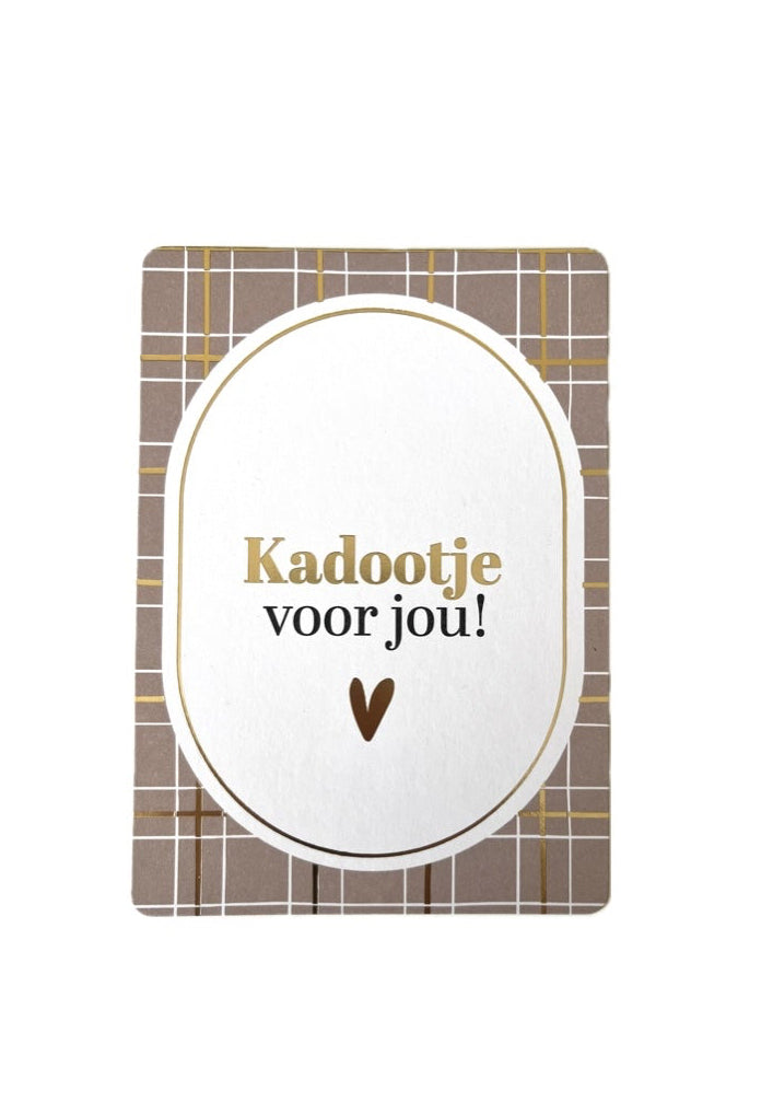 Kadootje voor jou (met goudfolie)