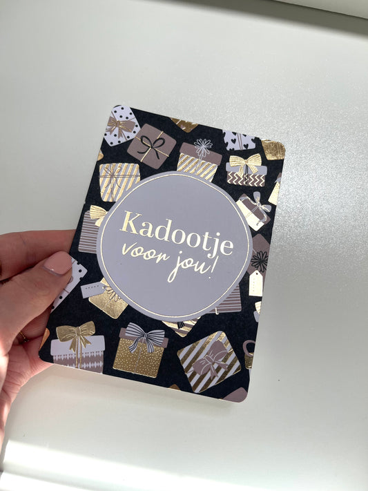 Kadootje voor jou (met goudfolie)