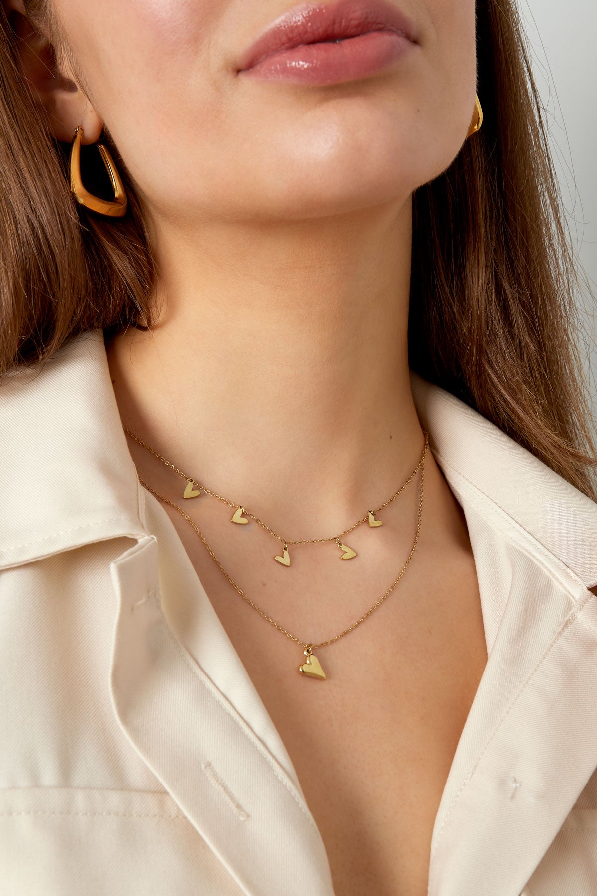 Double Heart necklace