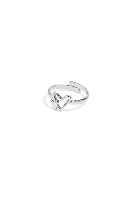 Double Heart ring