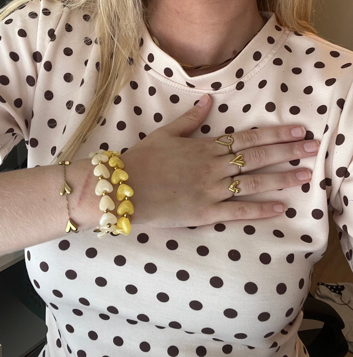 Trendy Heart bracelet