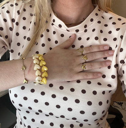 Trendy Heart bracelet