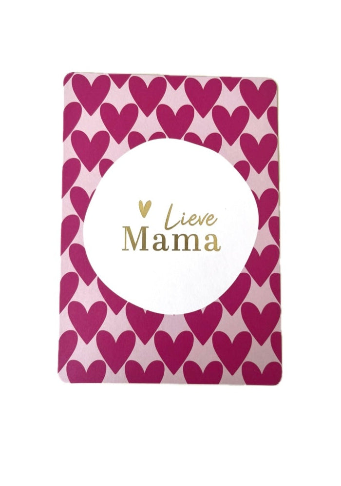 Lieve mama (met goudfolie)