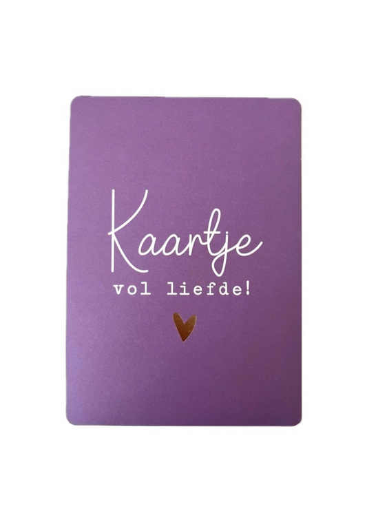 Kaartje vol liefde