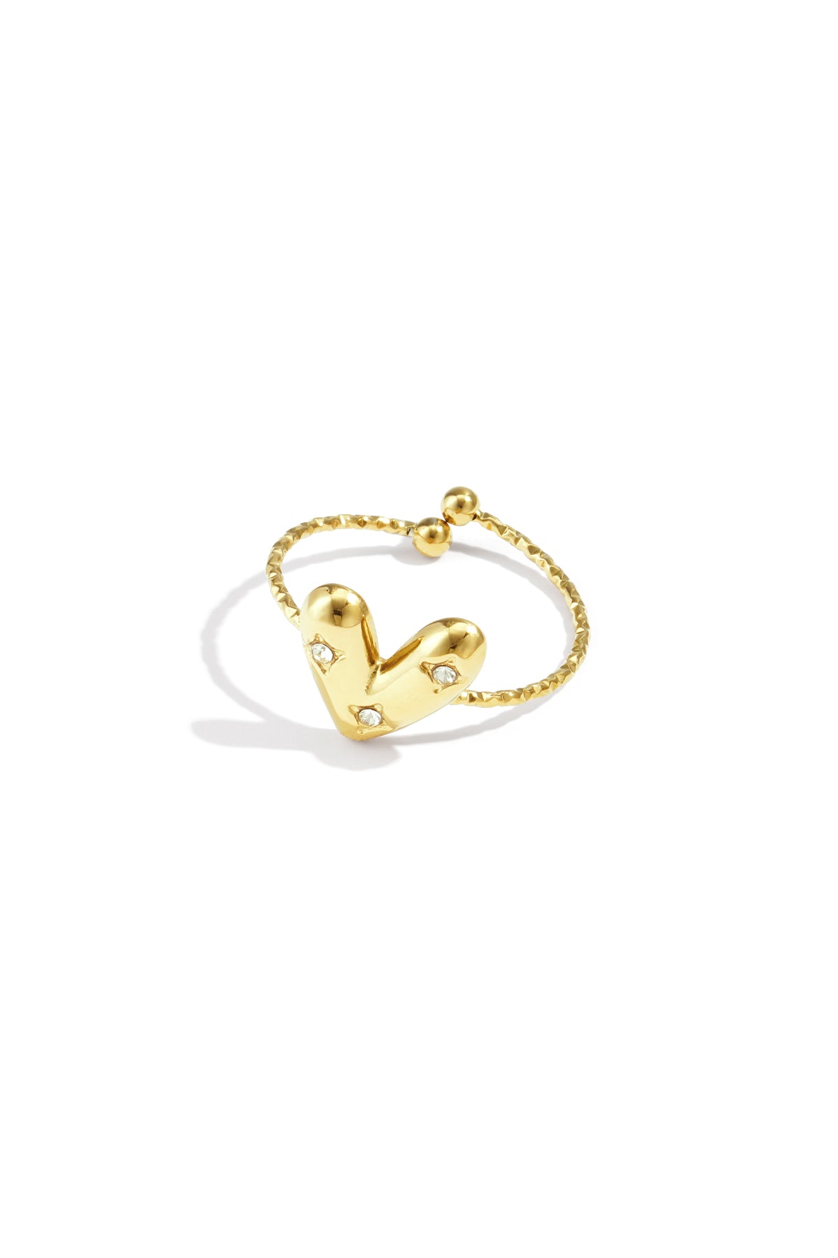 Spark Heart ring